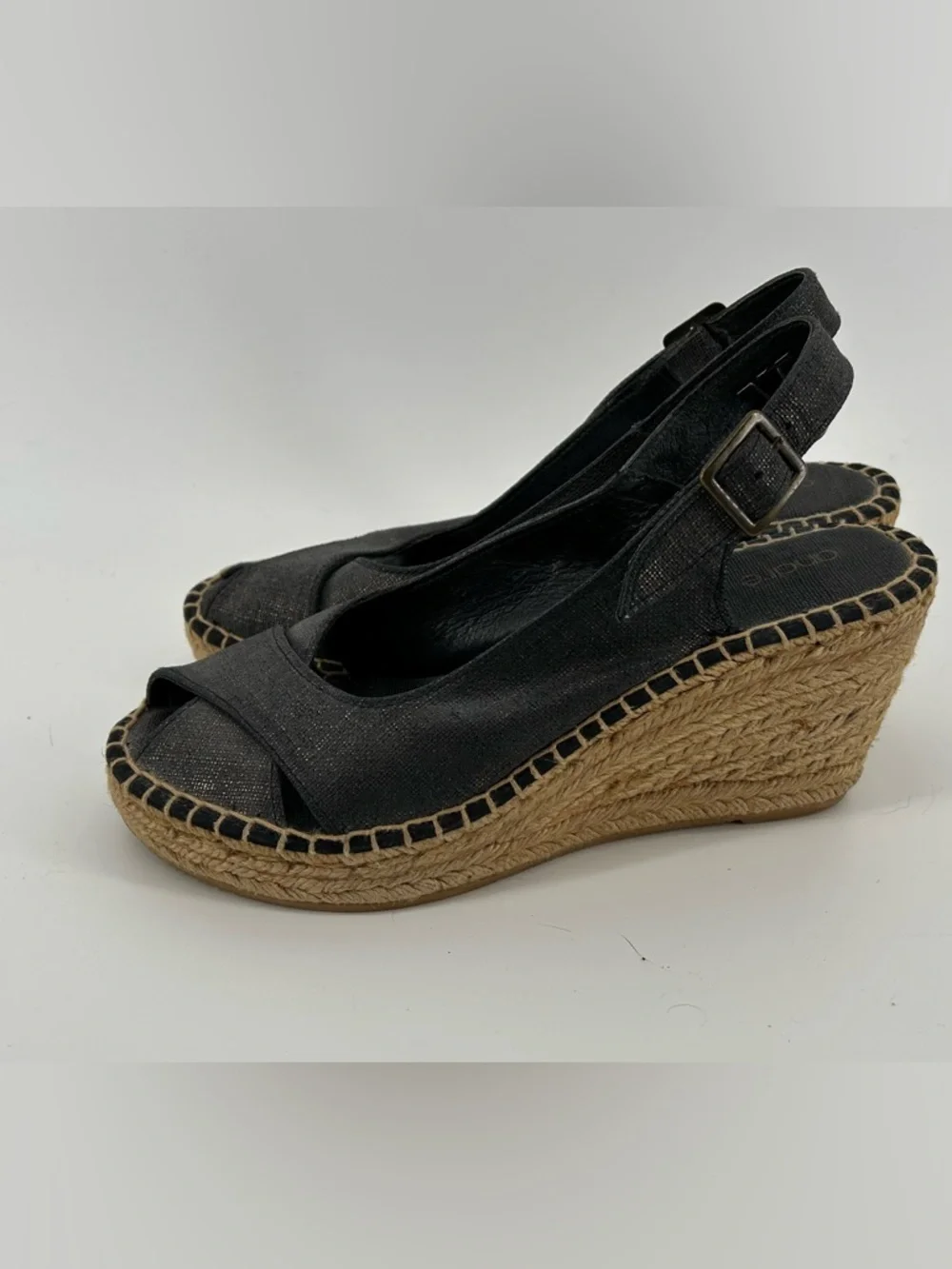 Andre Assous  Espadrille Slingback Wedge Sandals